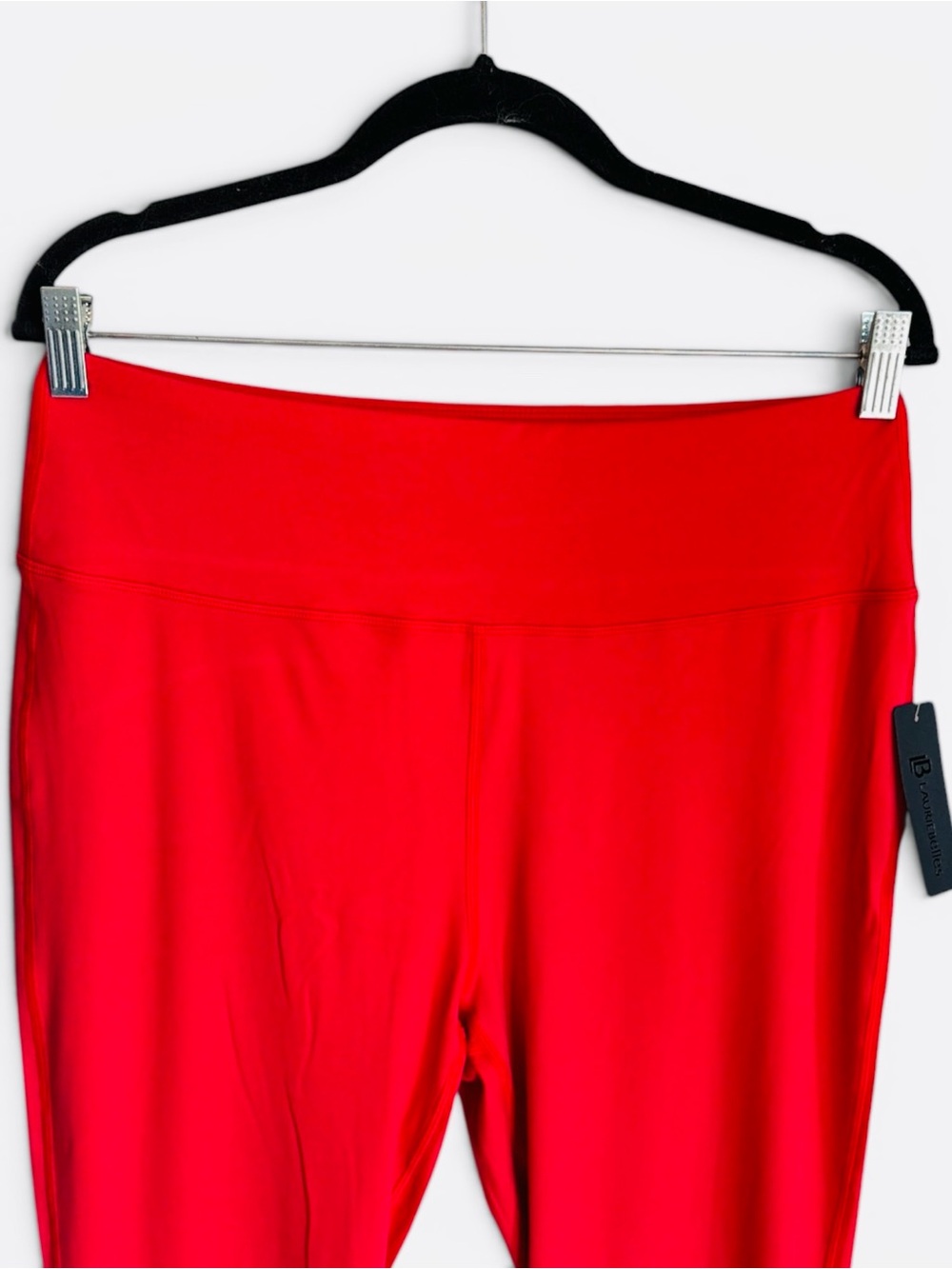 Lily & Lottie Flare Leggings Size XL Cherry Red High Rise NWT - Picture 4 of 8